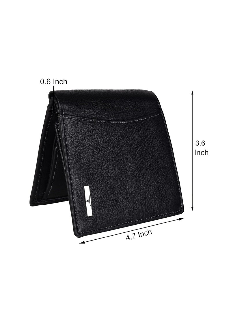 URBANFOREST URBAN FOREST Orlando Men's Black Leather Wallet - Image 3