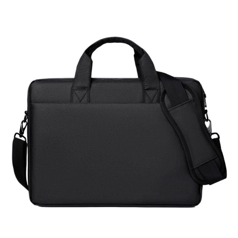 Grey Unisex Large Capacity Lightweight Laptop Messenger Travel Bag - Image 2