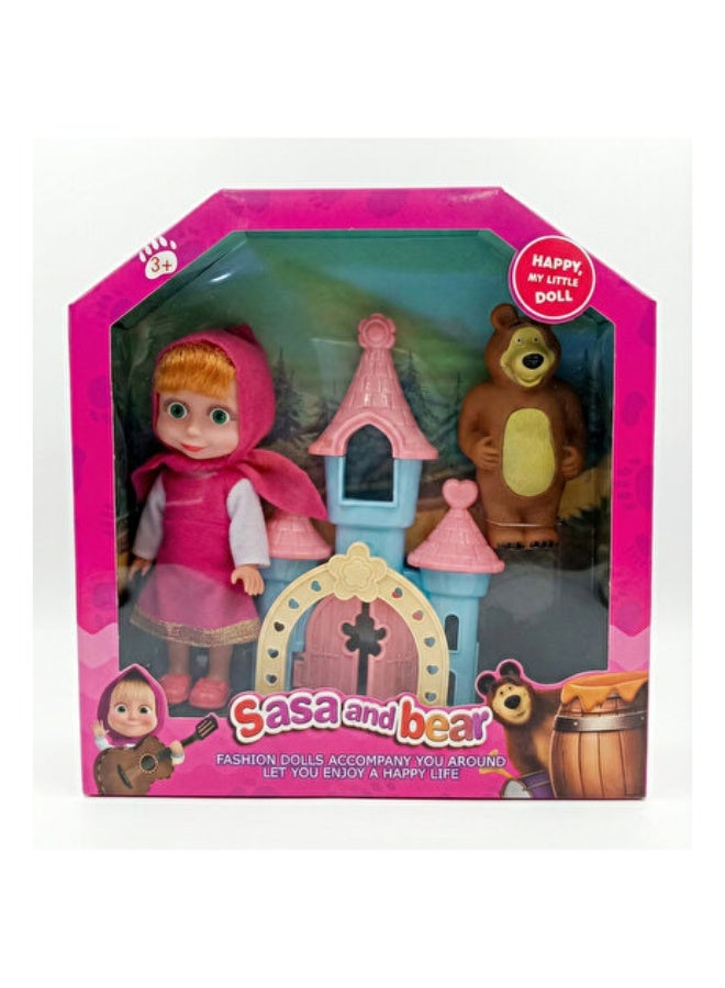 REZZOSS Toys 2-Piece Masha And The Bear Doll - Image 1