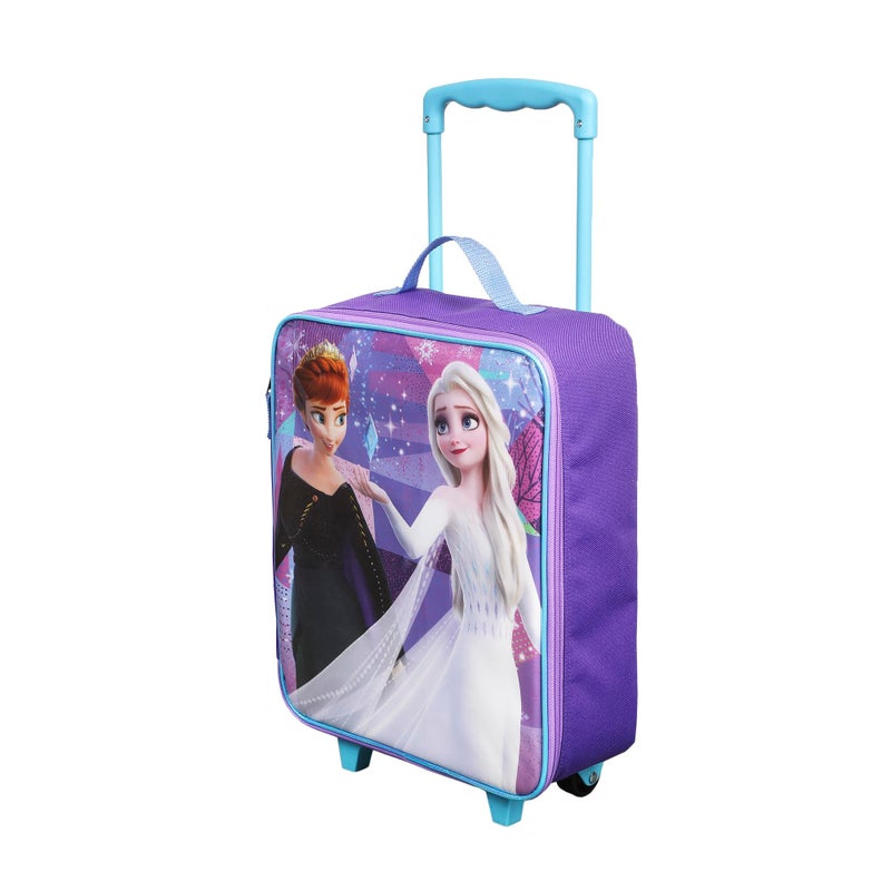 Bioworld Frozen 2 Anna & Elsa Formal Wear 14" Youth Purple Pilot Case - Image 5