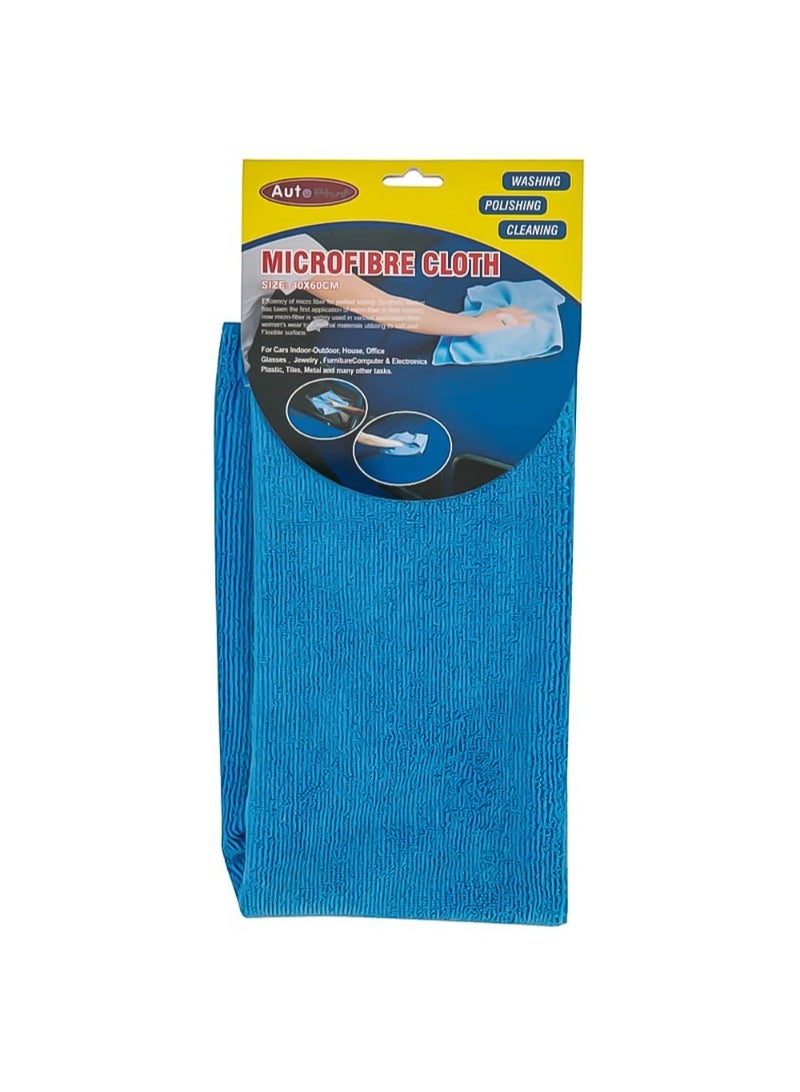 Autoplus Microfiber Cleaning Towel (Blue/White)