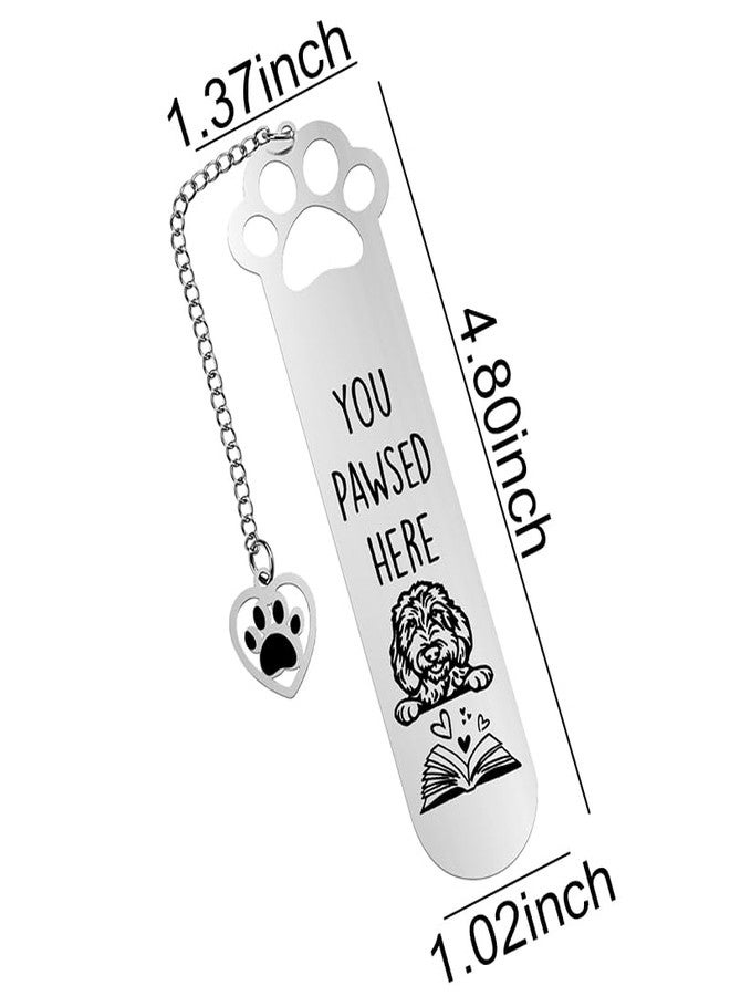 Yreamont Book Lovers Gifts for Daughter Granddaughter Goldendoodle Dog Lovers Gifts for Readers Bookworms Dog Bookmarks for Women Men Goldendoodle Gifts for Friend Coworker Goldendoodle Dog Owners - Image 2