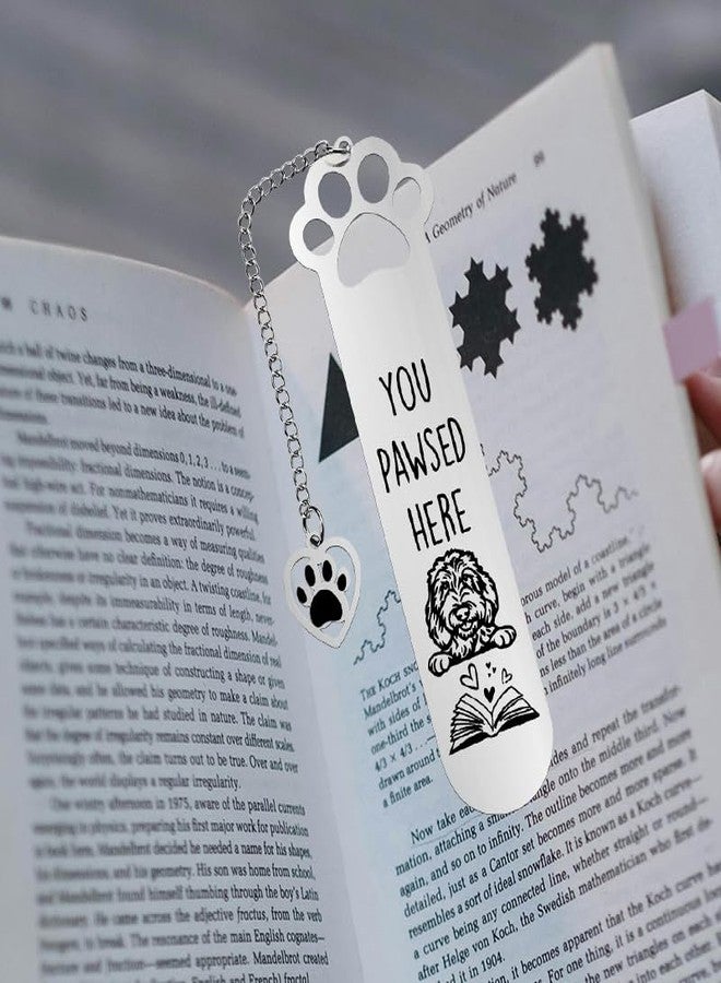 Yreamont Book Lovers Gifts for Daughter Granddaughter Goldendoodle Dog Lovers Gifts for Readers Bookworms Dog Bookmarks for Women Men Goldendoodle Gifts for Friend Coworker Goldendoodle Dog Owners - Image 3
