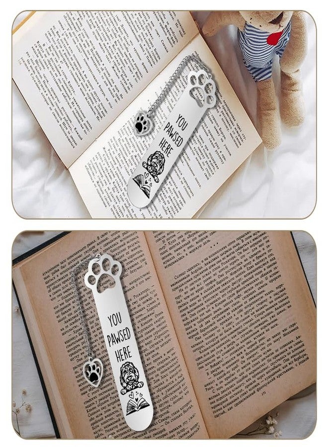 Yreamont Book Lovers Gifts for Daughter Granddaughter Goldendoodle Dog Lovers Gifts for Readers Bookworms Dog Bookmarks for Women Men Goldendoodle Gifts for Friend Coworker Goldendoodle Dog Owners - Image 4