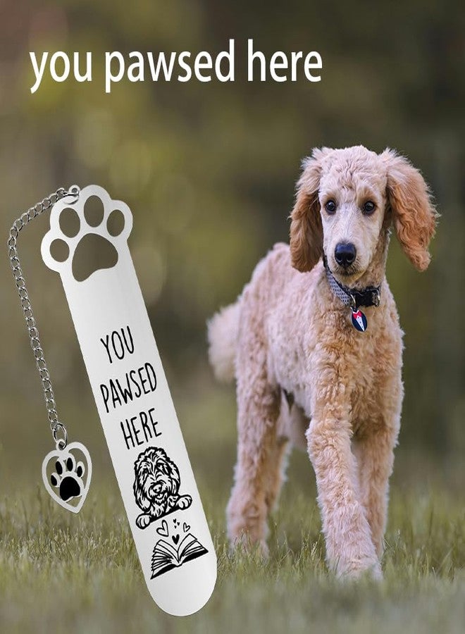Yreamont Book Lovers Gifts for Daughter Granddaughter Goldendoodle Dog Lovers Gifts for Readers Bookworms Dog Bookmarks for Women Men Goldendoodle Gifts for Friend Coworker Goldendoodle Dog Owners - Image 5