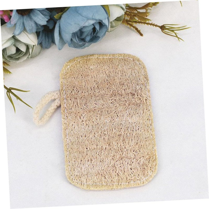 Natural Loofah Dishwashing Sponges 9pcs Soft Non Scratch Cleaning Scrubbers Beige - Image 5