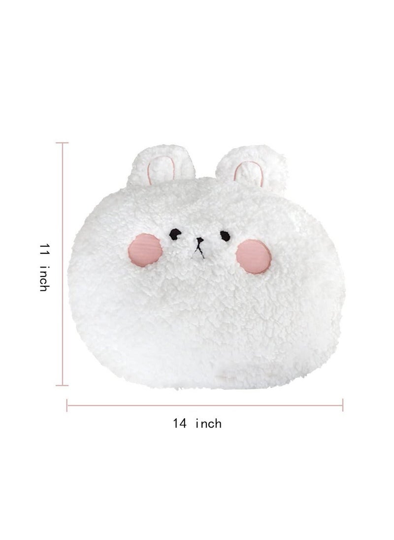 Bunny Plush Pillow, Large Rabbit Stuffed Animal (14 * 11 inch), Adorable Bunny Plush Toy Big Hugging Pillow, Home Cushion Decoration Birthday Travel Gift for Kids Adults Girls Boys  - Image 5