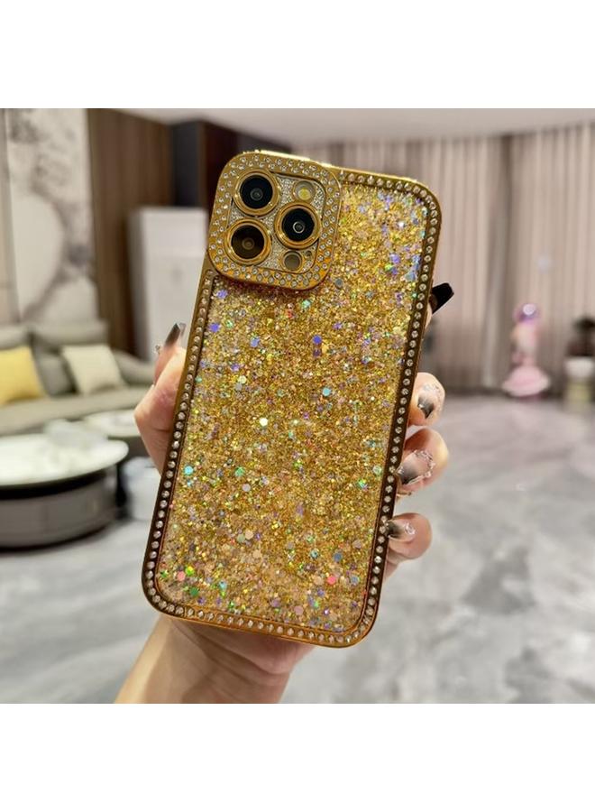 The Bros Case For iPhone 14 Pro Max Diamond Glitter Sequins TPU Phone Case