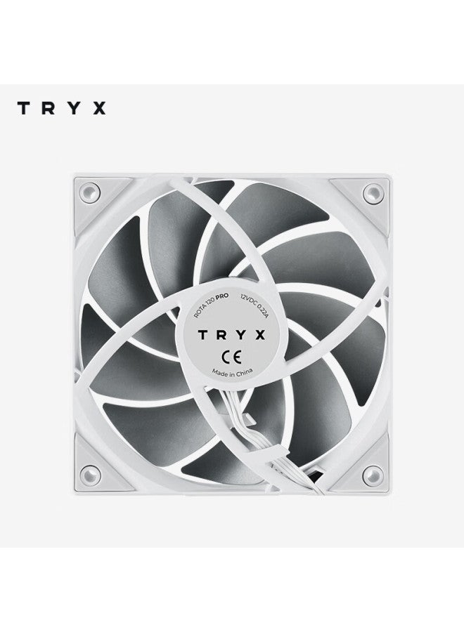 Tryx Rota Dark Star Pro 120mm High-performance Fan, White - Image 4
