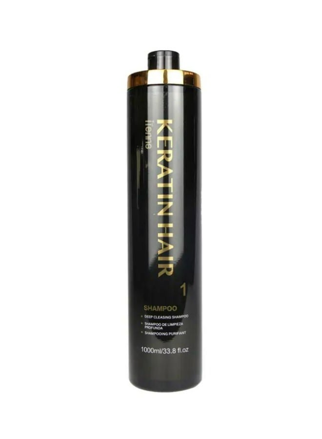 Keratine queen Keratin Treatment Natural hair keratin straightening brazilian Shampoo 1000 ML