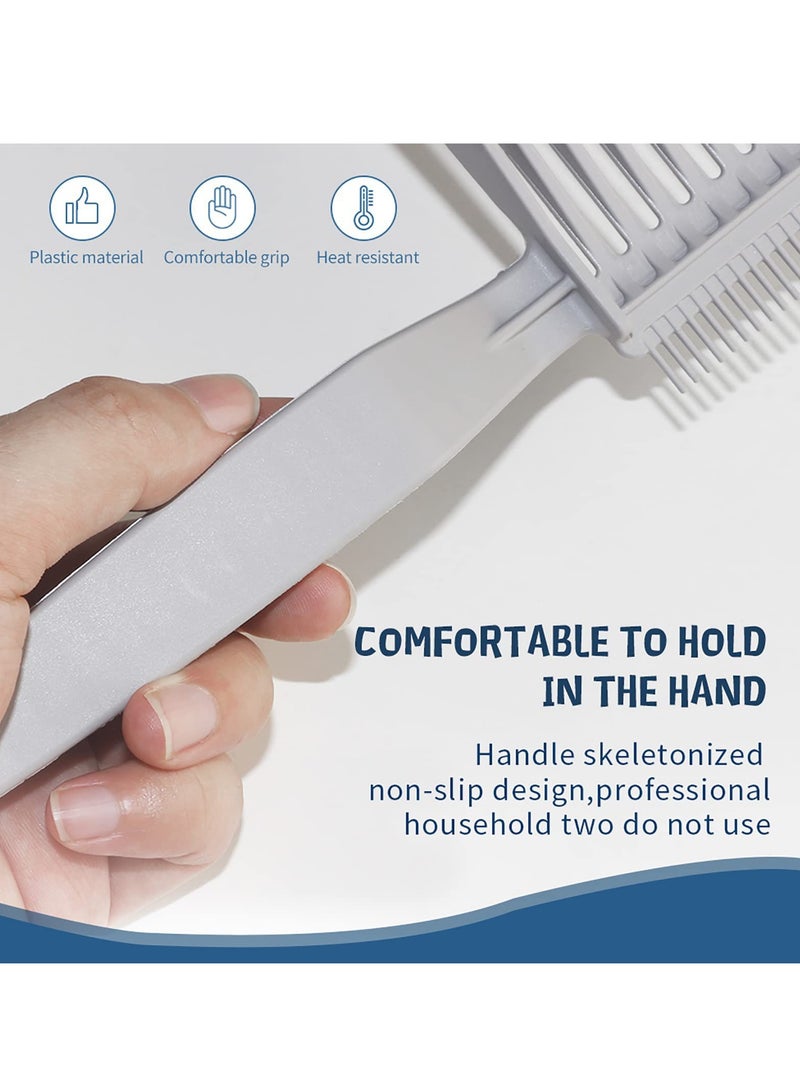 AROAQ مشط تلاشي، مشط حلاقة محترف، مشط حلاقة مريح منحني، مشط مقاوم للتحديد للحلاقة للرجال، (أسود) - Image 4