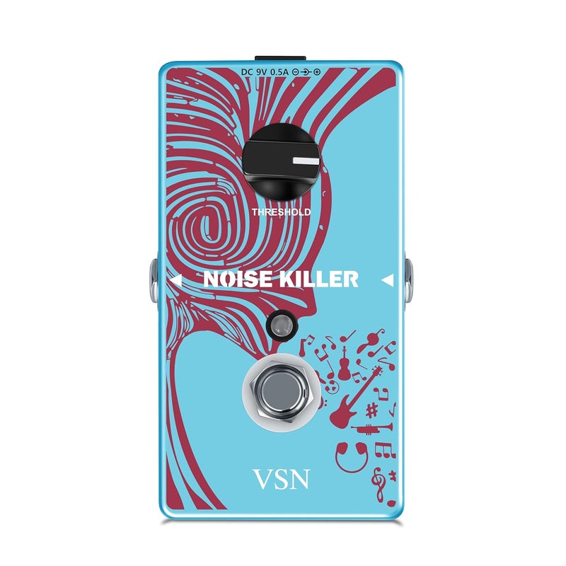 VSN Noise Gate Pedal, Noise Killer Guitar Pedal Noise Suppressor Effect for Electric Guitar and Bass True Bypass - Image 1