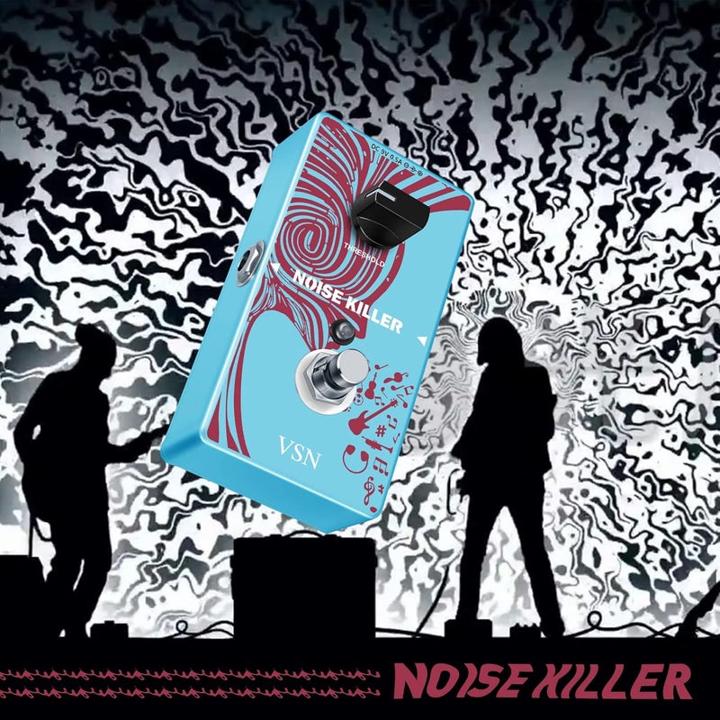 VSN Noise Gate Pedal, Noise Killer Guitar Pedal Noise Suppressor Effect for Electric Guitar and Bass True Bypass - Image 2