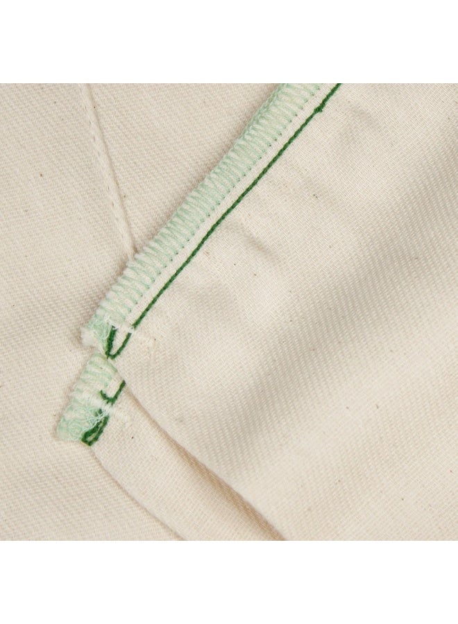 OsoCozy حفاضات قماش قابلة لإعادة الاستخدام من أوسوكوزي غير مبيضة - 100% قطن، متينة، ناعمة، ماصة، مستدامة واقتصادية - 14.5"x22"، تناسب 15-30 رطل - (ممتاز 4x8x4) - Image 5