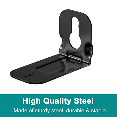 Yimaut Wall Mount Bracket for Samsung Soundbar HW-B550 B450 Q990B Q990C Q800B S60A N950 MS750 MS751 HW-MS650 HW-A55C,2 Pieces Black Sound Bar Wall Bracket with Wall Mounting Hardware Kit and User Instruction - Image 3