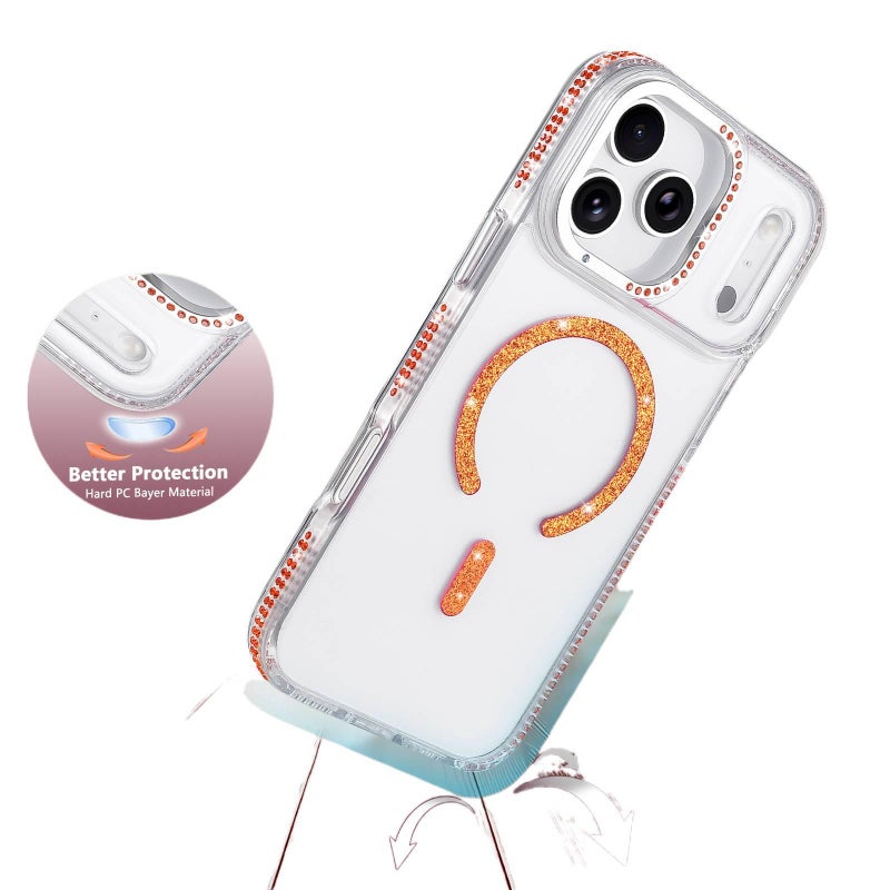 TPU+PC MagSafe Case for iPhone 12 Pro with Drop Protection and Strong Magnetic plus Shockproof plus Scratch Resistant in Pink - Layan Lure - Image 5
