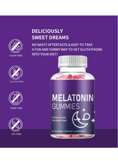BIYODE Melatonin 210 mg Fast Dissolve 60 Gummies | Nighttime Sleep Aid | Natural Berry Flavor | Vegetarian, Non-GMO, Gluten Free  - Image 4