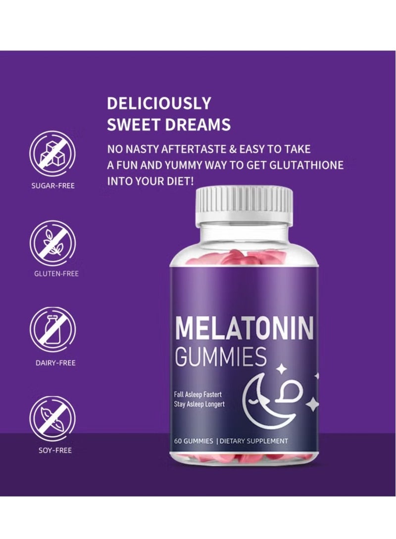 بيودي ميلاتونين 210 مجم سريع الذوبان 60 علكة | مساعدات النوم الليلية | نكهة التوت الطبيعية | نباتي, غير معدل وراثيا, خالي من الجلوتين - Image 4