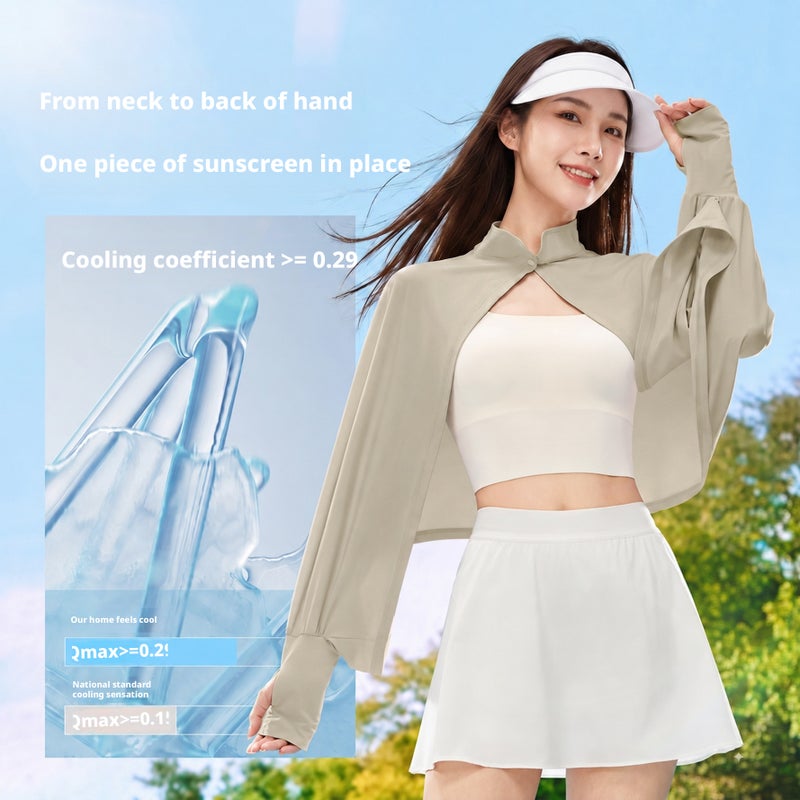 Women's Sun Protection Cape Jacket - Breathable, Quick-Dry, UV-Proof Summer Cover Up - Image 2