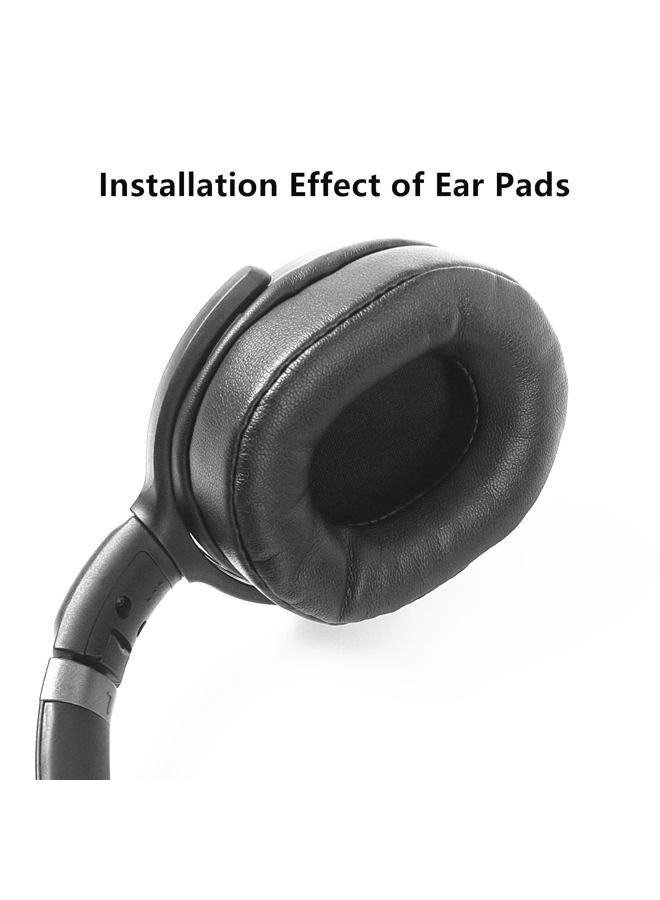 YDYBZB Black Ear Pads Replacement Earpads Foam Cushions Covers Pillow Compatible with Turtle Beach Ear Force Elite 800 Headset Headphones - Image 4