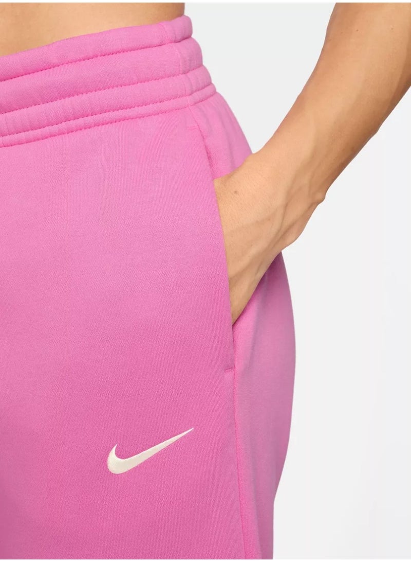 Nike Women’s Nike Sportswear Phoenix Fleece Mid-Rise Standard Pants - Image 3