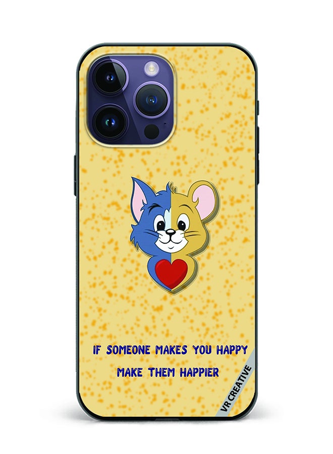 VR CREATIVE Protective Case Cover For Apple iPhone 16 Pro Max Tom Jerry Design Multicolour