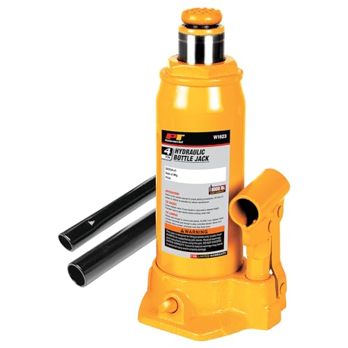 Performance Tool W1623 4-Ton (8,000 lbs.) Heavy Duty Hydraulic Bottle Jack - Image 1