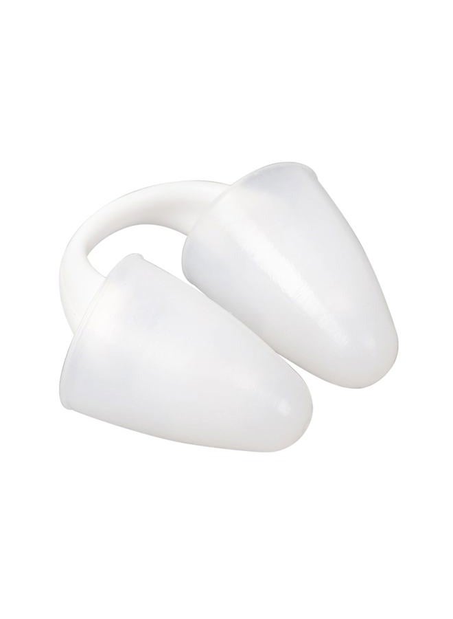 Baypify Painless Nose Plugs for Swimming,Nose Plugs for Swimming for Kids (Age 6+) and Adults, Ensure Comfort and Safety in The Water (White, L) - Image 1