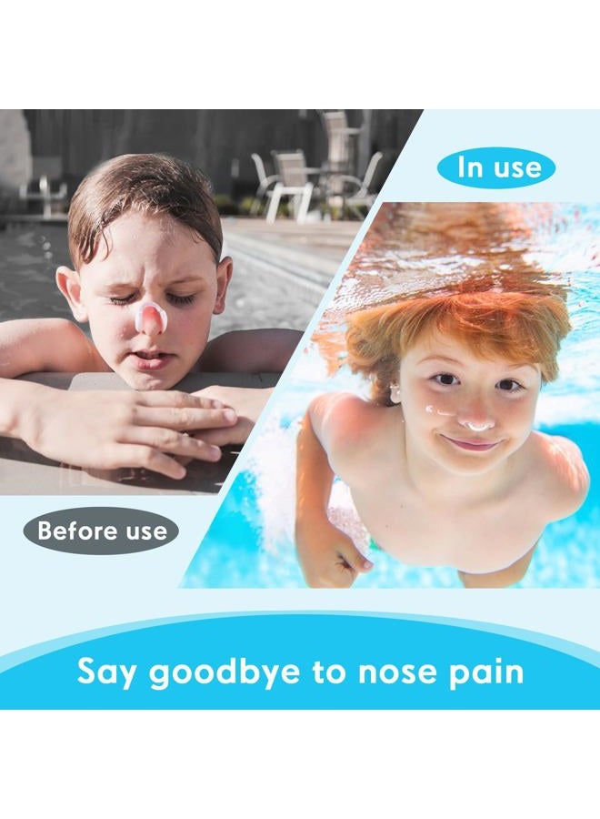 Baypify Painless Nose Plugs for Swimming,Nose Plugs for Swimming for Kids (Age 6+) and Adults, Ensure Comfort and Safety in The Water (White, L) - Image 4