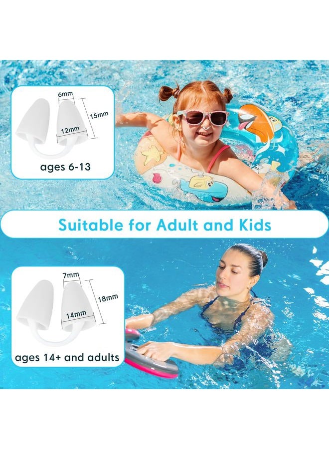 Baypify Painless Nose Plugs for Swimming,Nose Plugs for Swimming for Kids (Age 6+) and Adults, Ensure Comfort and Safety in The Water (White, L) - Image 3