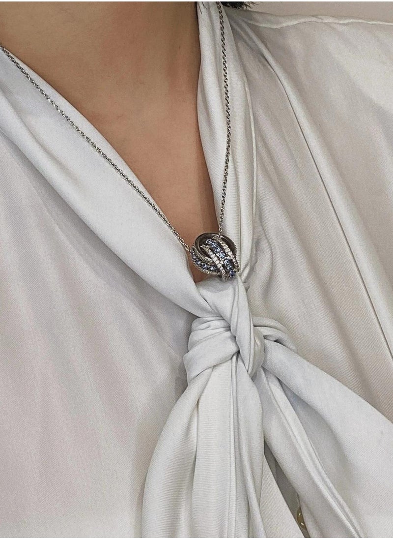 Generic - Women's Interlocking Round Necklace - Image 1