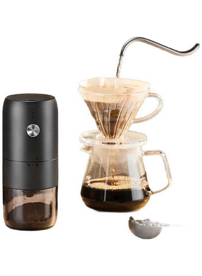 JD.com Jd Jingzao Smart Electric Coffee Grinder, Large Capacity, Portable, Manual Pour-Over Coffee Machine, Automatic Grinding Machine - Image 3