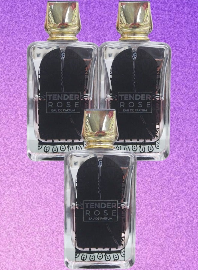DEVIN 3 Pieces Tender Rose Perfume 100ml EDP - Image 1