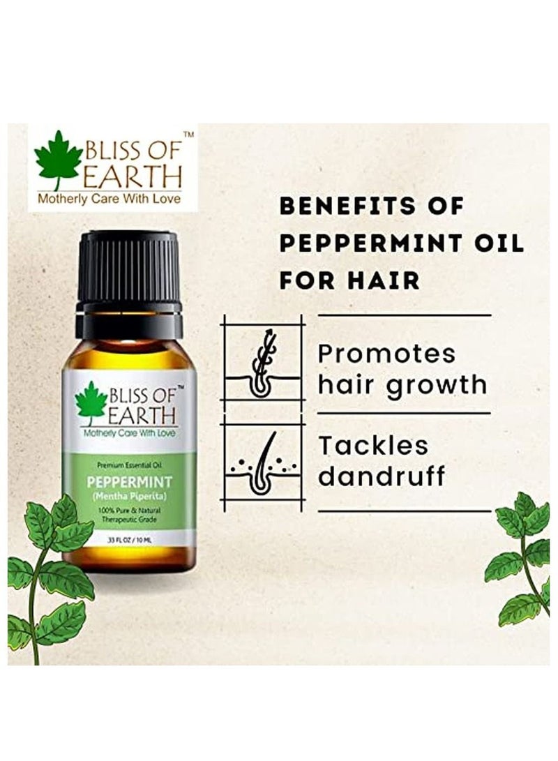 Bliss of Earth Organic Eucalyptus & Peppermint Essential Combo For Aromatherapy Pack of 2X10ml - Image 5