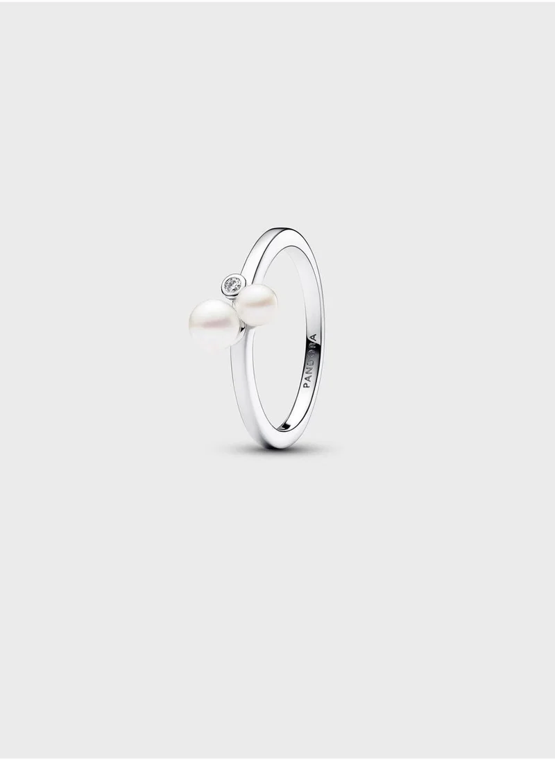 PANDORA Duo Treated Freshwater Cultured Pearls Ring