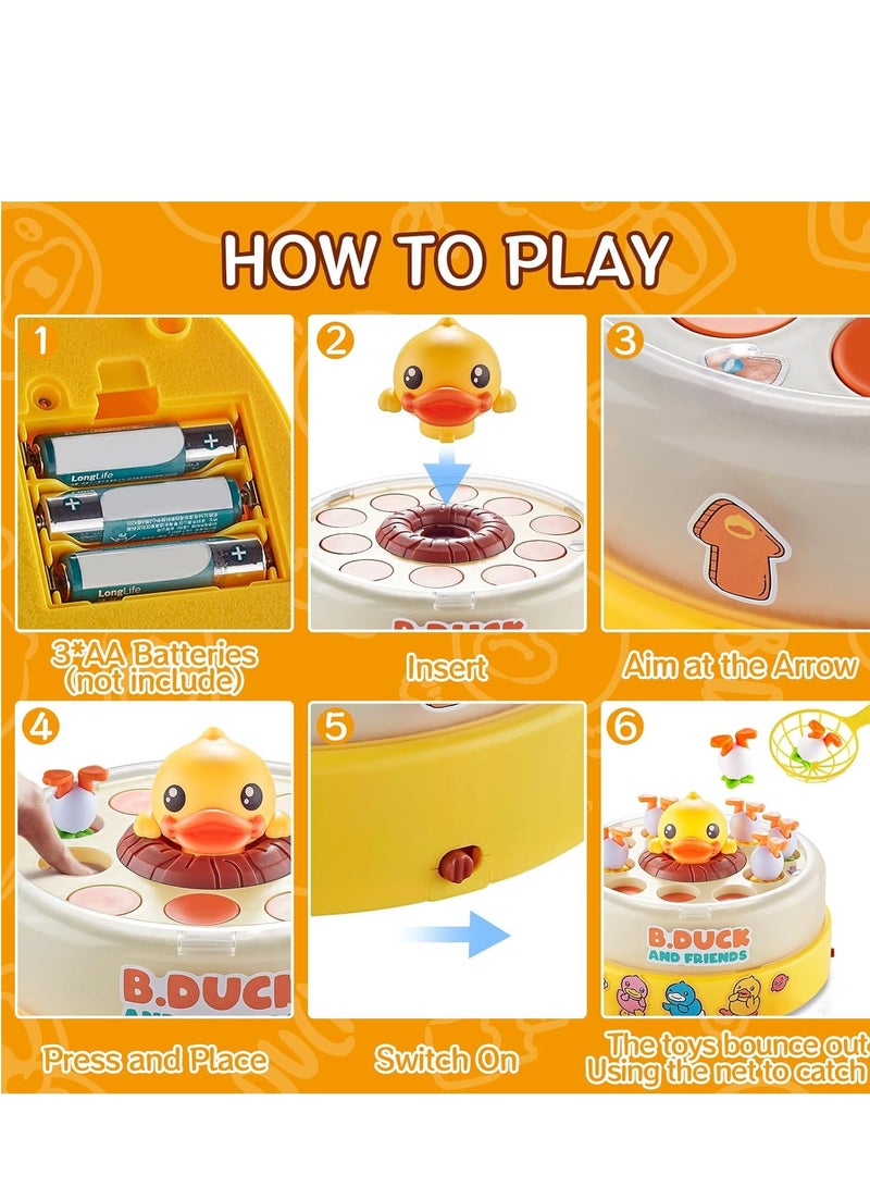 Games for 4-6 year olds, Bounce and Catch Duck board game for 4-8 year olds, Family game toys for 5-7 year old boys and girls, Birthday gifts for toddlers aged 3-5 years old  - Image 4
