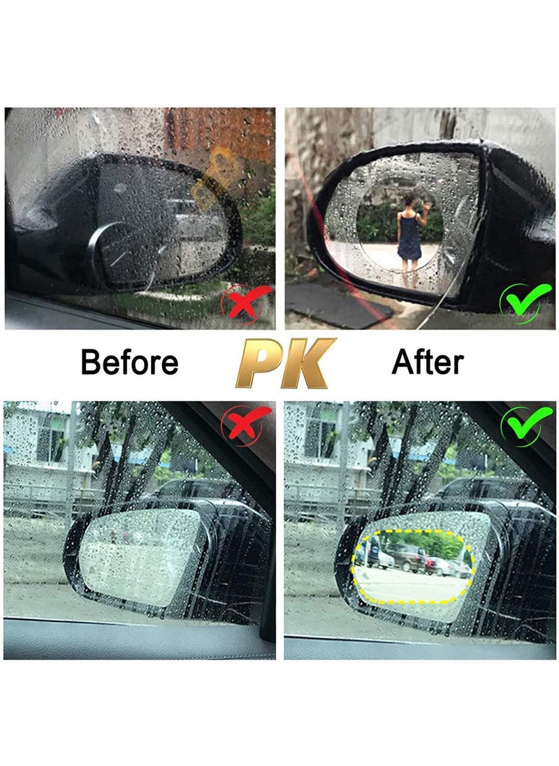 SYOSI - Car Rearview Mirror Film, Anti Fog, Anti Glare, Anti Scratch, Anti Mis, Rainproof Waterproof, HD Nano Clear Protective Sticker Film for Car Mirrors, Side Windows, Safe Driving - Image 1