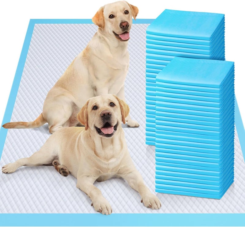 Gimars Extra Large XXXL 30"x36" Thicker Heavy Absorbency Pet Training Puppy Pee Pads- Jumbo Disposable Polymer Quick Dry No Leaking Pee Pads for Dogs, Cats, Rabbits Pets - Image 1
