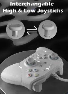 Wireless Pro Controller with Hall Effect Sensing Joystick, Compatible with Switch, Windows and Steam Deck, Turbo, Gyro Axis, Dual Shock, and Motion Control, Easy and Long Game, ALPS Joysticks, NFC( - pzsku/Z8D8B57DAD7174A6339C6Z/45/_/1739771468/298b2cc2-e179-4295-958a-a8bba8365685