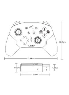 Wireless Pro Controller with Hall Effect Sensing Joystick, Compatible with Switch, Windows and Steam Deck, Turbo, Gyro Axis, Dual Shock, and Motion Control, Easy and Long Game, ALPS Joysticks, NFC( - pzsku/Z8D8B57DAD7174A6339C6Z/45/_/1739771472/546a7c0a-07a6-4baf-b779-c0463e5cd1c4