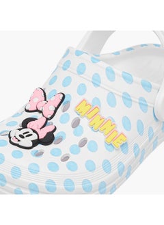 Disney Girls Minnie Mouse Applique Detail Clogs with Backstrap  - Image 4