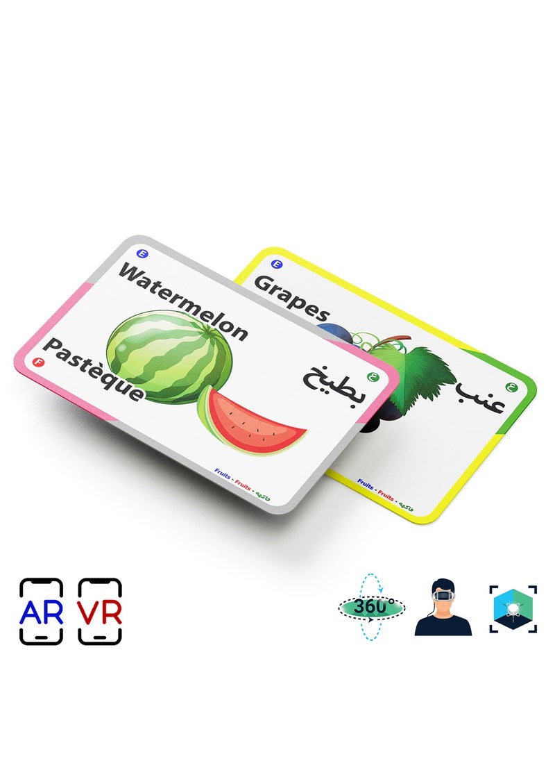Generic Flash Cards - Augmented Reality - Fruit and Vegetable  - Image 2