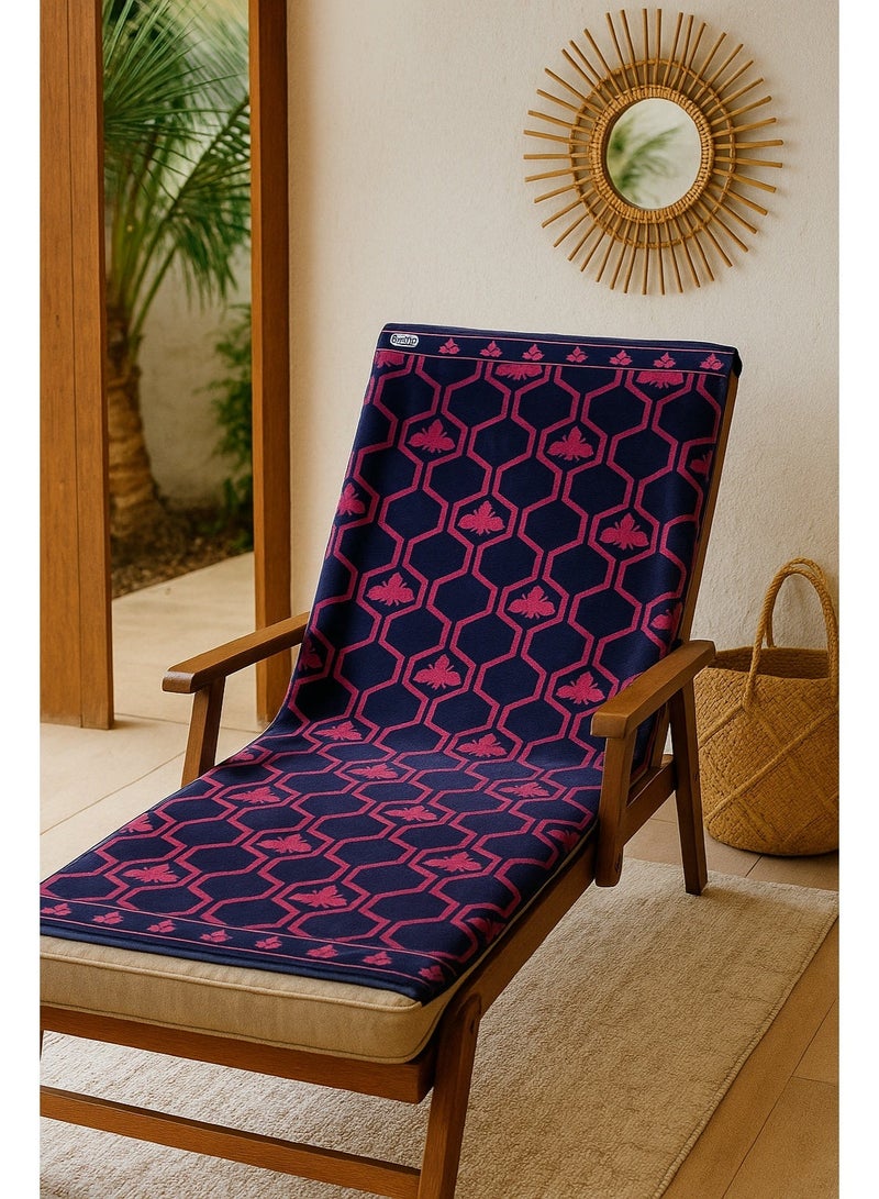 توالا منشفة شاطئ ملونة، قطن 100%، 86×160 سم - Image 1