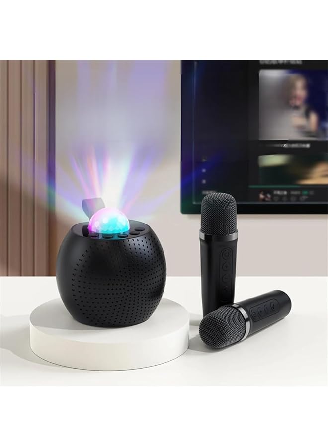erorex Bluetooth Speakers Portable Bluetooth Karaoke Speaker Wireless Microphones And Party Lights For Kids And Adults Gifts For Birthday Party Outdoor Home Ktv Set Disco Led Lights Handheld Mic  - Image 1