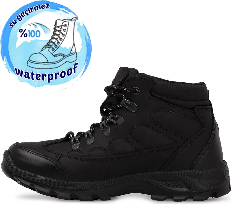 Scooter  Waterproof Leather Black Women's Shoes G5538CS