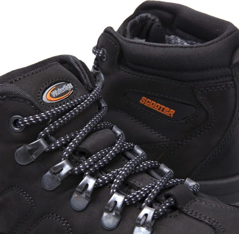 Scooter  Waterproof Leather Black Women's Shoes G5538CS