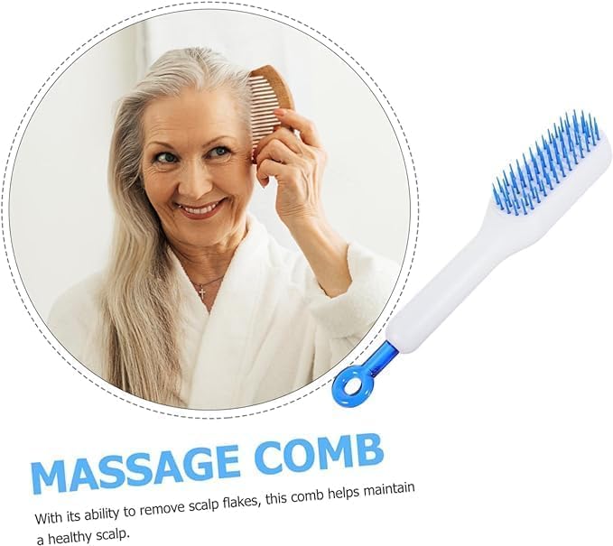 WISHBONE TELESCOPIC COMB Self Cleaning Hair Brush Telescopic Comb Cleaning Comb Hair Brushes for Women Easily Comb Hair and Clean Suitable for All Hair - Image 4