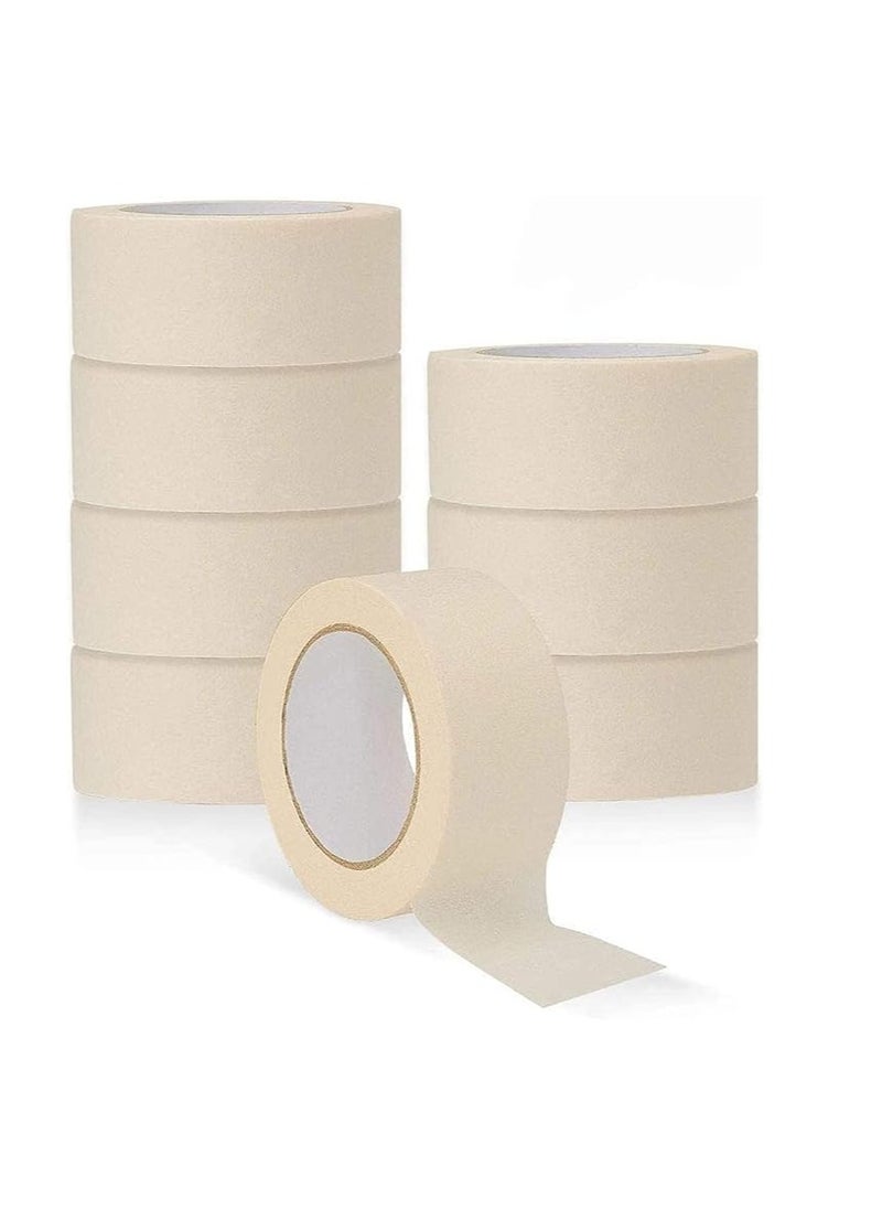 Libra Libra Heavy Duty Masking Tape (Ivory,2in x 20 Yard) Pack of 24  - Image 1
