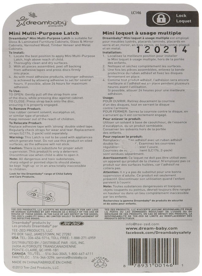 Dreambaby Mini Multi-Purpose Latches 2 Pack - Image 4