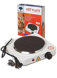 Generic Hot Plate Single Burner Hotplate Cooking Stove Cooker Heater For Cooking Non-Stick Coating, Overheat Protection Electric Cooking 1000 Watt – Model: jx-1010A (white)  - Image 1